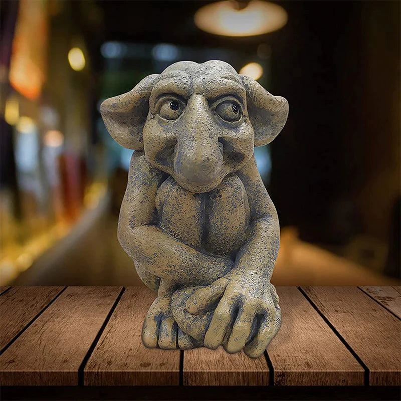 Kreative lustige Kobold-Ornamente aus Harz