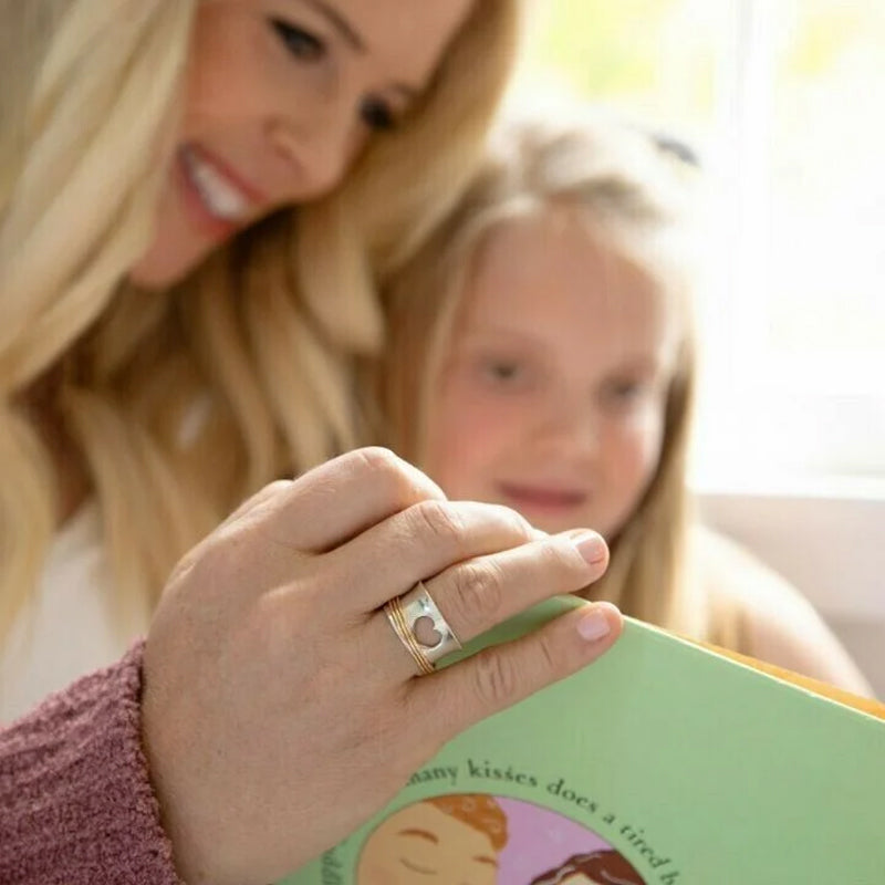 Retro Liebes Spinner Ring weltbaum