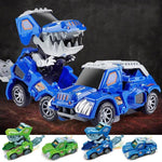 Universelles buntes Dinosaurier-Deformationsauto