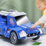 Universelles buntes Dinosaurier-Deformationsauto