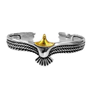 Silber Adler Manschette Armband
