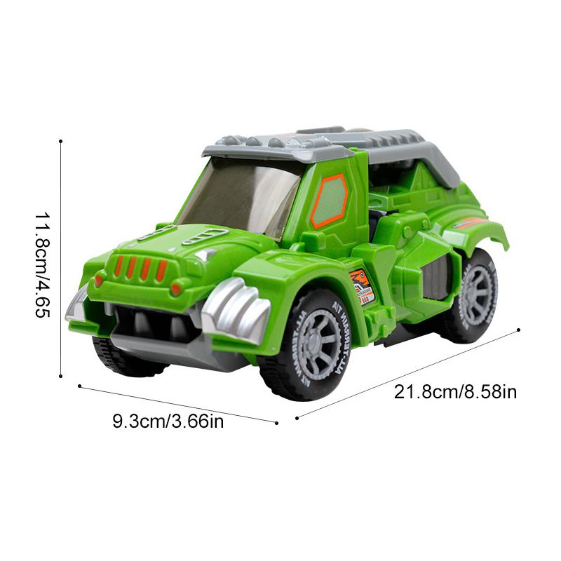 Universelles buntes Dinosaurier-Deformationsauto