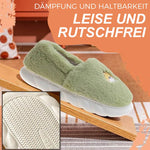 Hausschuhe aus Baumwolle mit dickem Boden und Samt