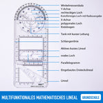 Multifunktionales Mathematisches Lineal