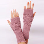 Halbfingerhandschuhe aus Wolle