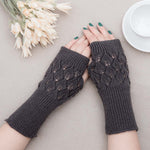 Halbfingerhandschuhe aus Wolle