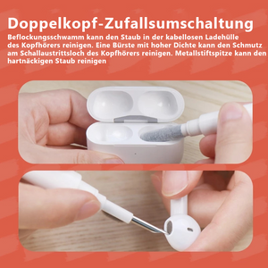 Reinigungsbürstenset für Tastatur und Kopfhörer