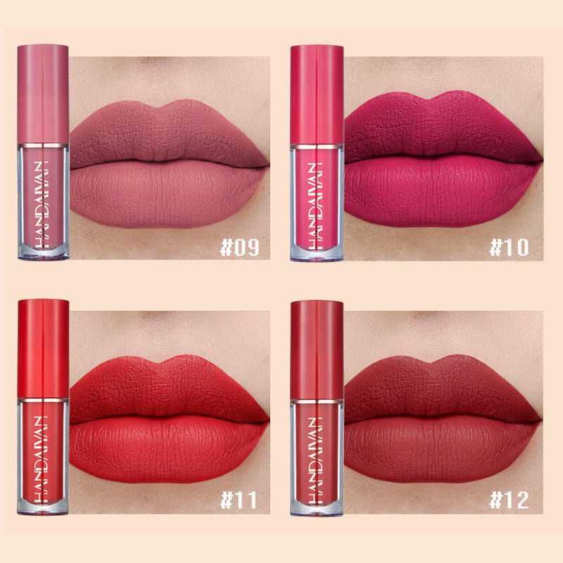 12-farbiges Flüssiges Lippenstift-Set