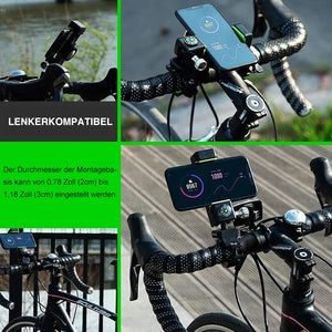 Fahrrad beleuchtetem Kompass Handyhalterung