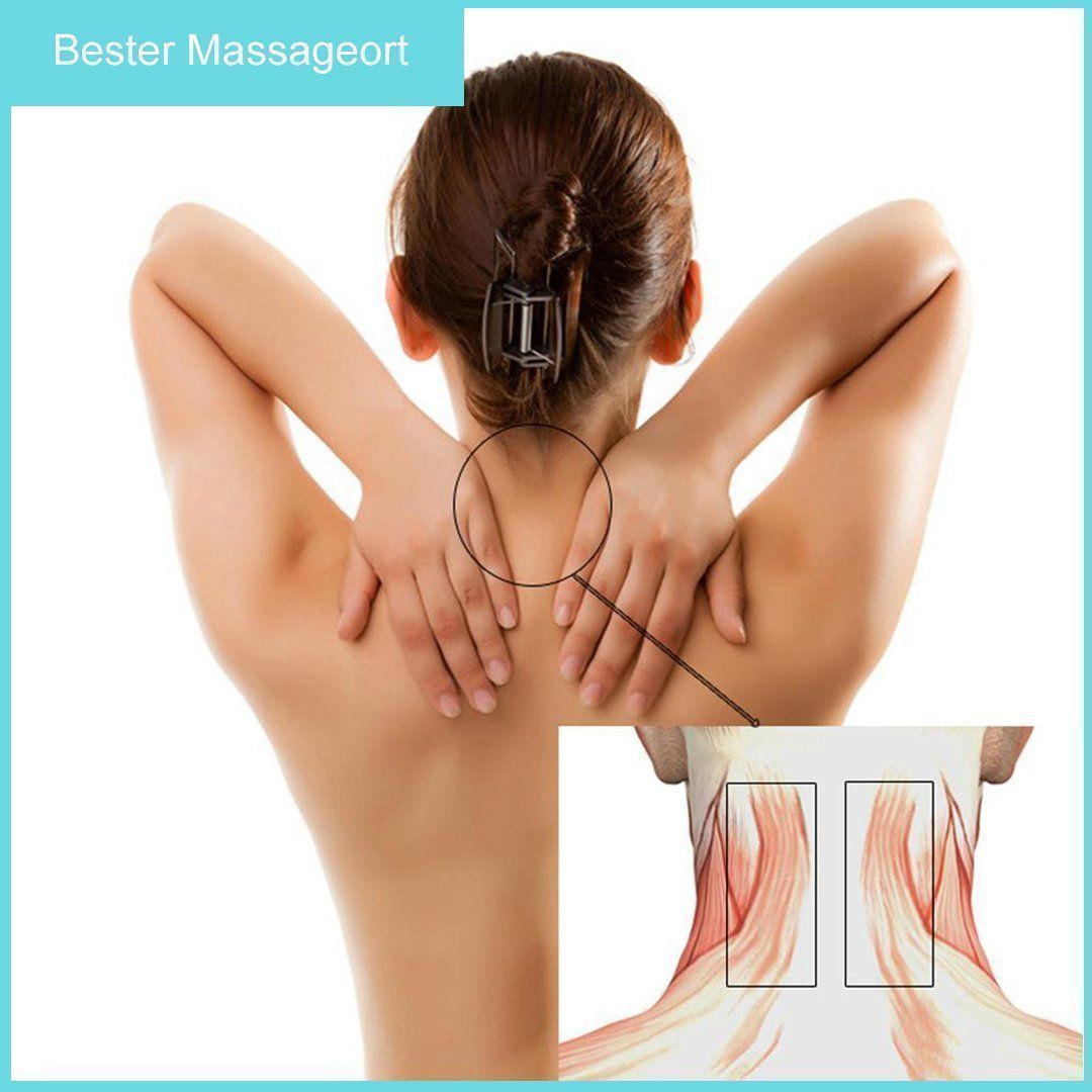 Manuelle Nackenmassage Geräte für Muskel-Schmerzlinderung Tragbar