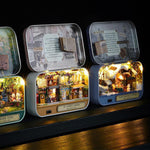 Bequee 3D Miniatur Puppenhaus Mit Licht DIY Spielzeug