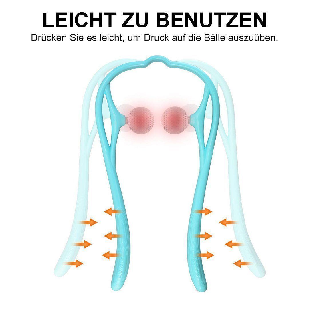 Manuelle Nackenmassage Geräte für Muskel-Schmerzlinderung Tragbar