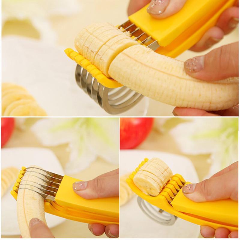 Edelstahl Bananenschneider