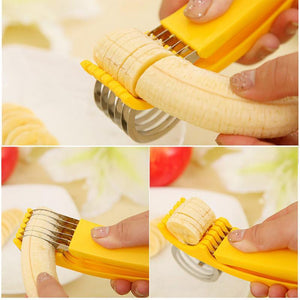 Edelstahl Bananenschneider