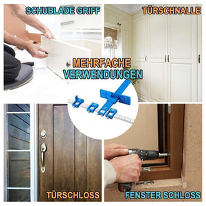 DOMOM Verstellbarer Locher Locator Bohrführung für Holzbearbeitung