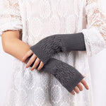 Halbfingerhandschuhe aus Wolle