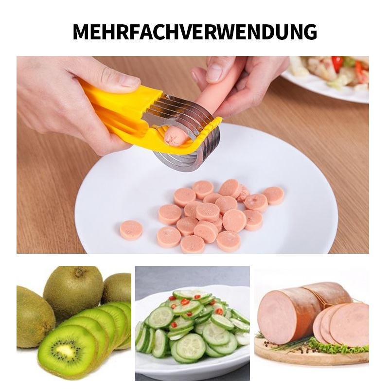 Edelstahl Bananenschneider