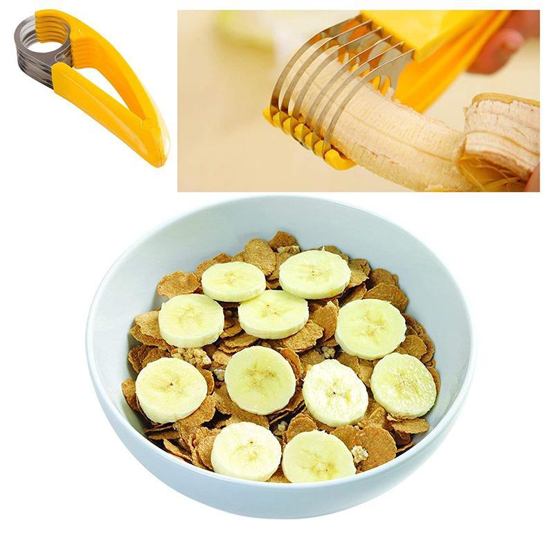 Edelstahl Bananenschneider