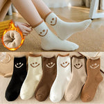Schönes Lächeln Gesicht Baumwoll Socken