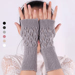 Halbfingerhandschuhe aus Wolle