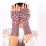 Halbfingerhandschuhe aus Wolle