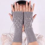 Halbfingerhandschuhe aus Wolle