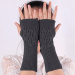 Halbfingerhandschuhe aus Wolle